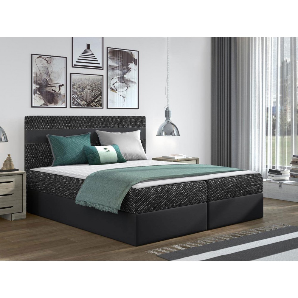 Επενδυμένο κρεβάτι Modena-Anthraki-Mauro-160 x 200