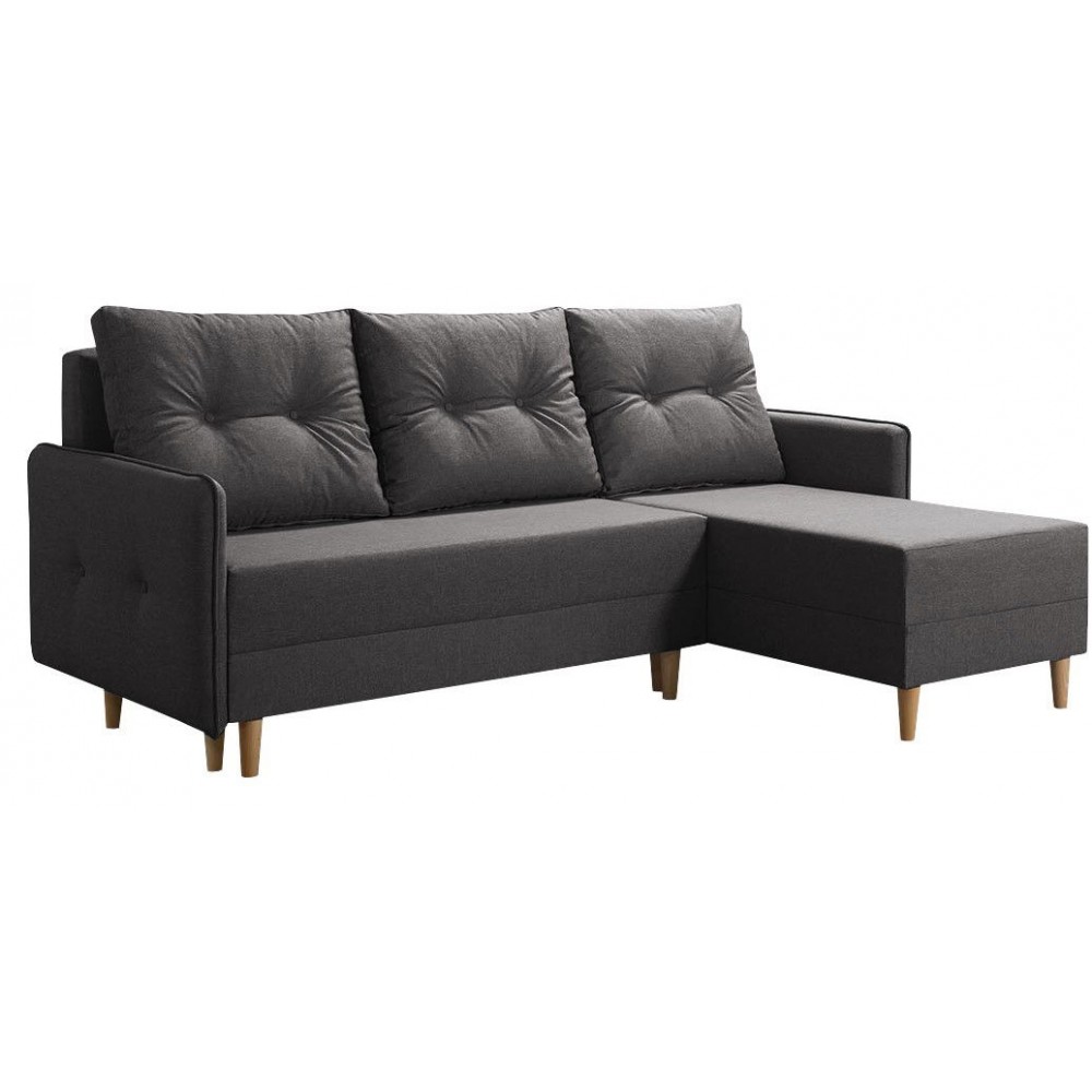 Γωνιακός καναπές Fern-Gkri Skouro