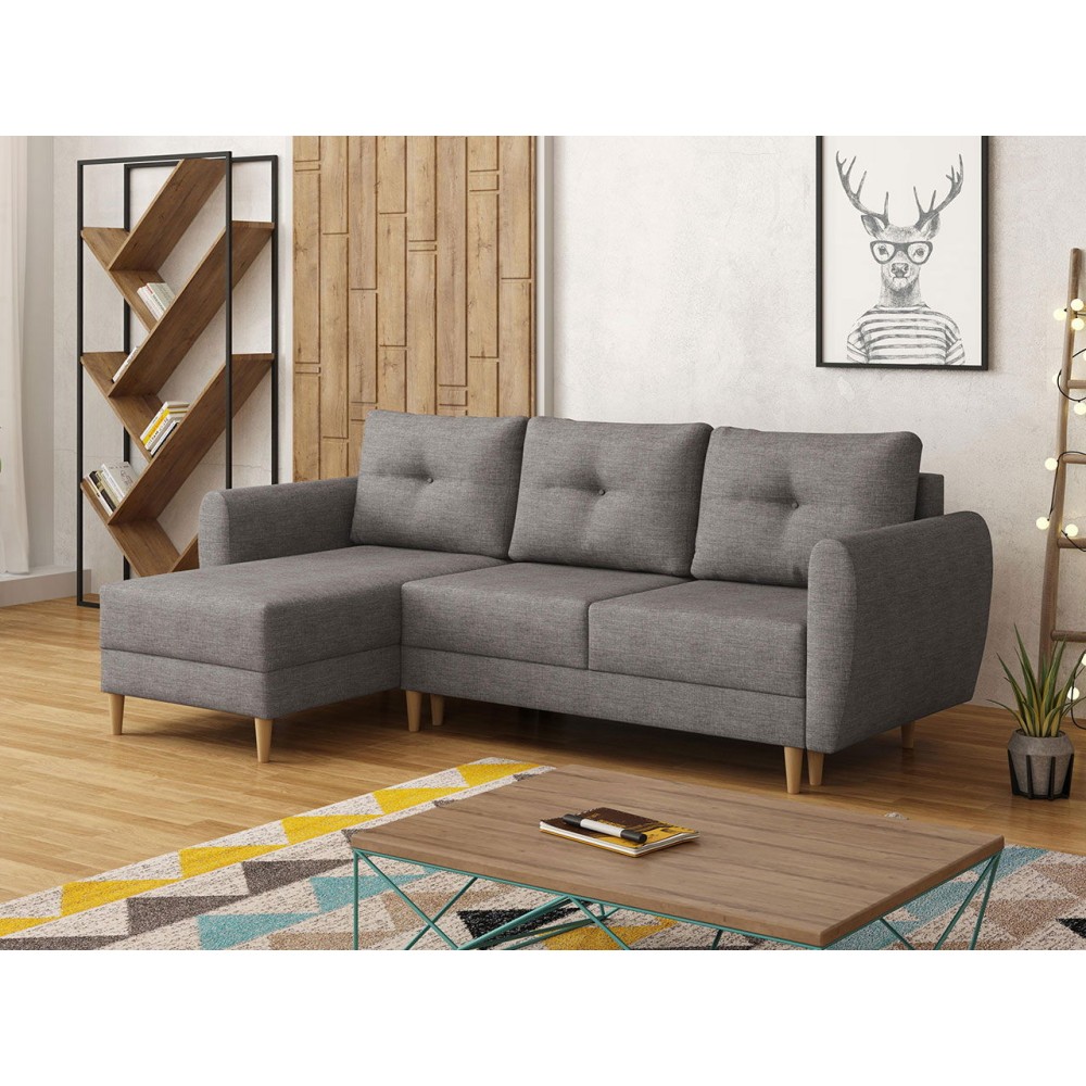 Γωνιακός καναπές Manstad-Gkri Anoixto