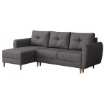 Γωνιακός καναπές Manstad-Gkri Skouro