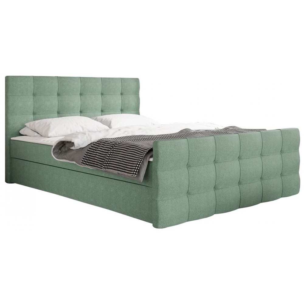 Επενδυμένο κρεβάτι Milano II-Tirkouaz-140 x 200