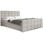 Επενδυμένο κρεβάτι Milano II-Gkri Anoixto-160 x 200