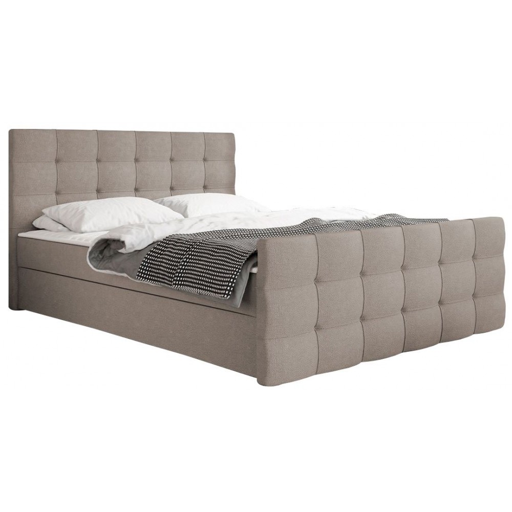 Επενδυμένο κρεβάτι Milano II-Mpez-140 x 200