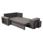 Γωνιακός καναπές Milano-Mauro-kokkino-Αριστερή