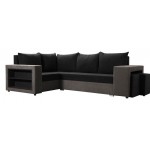 Γωνιακός καναπές Milano-Gkri-mauro-Αριστερή