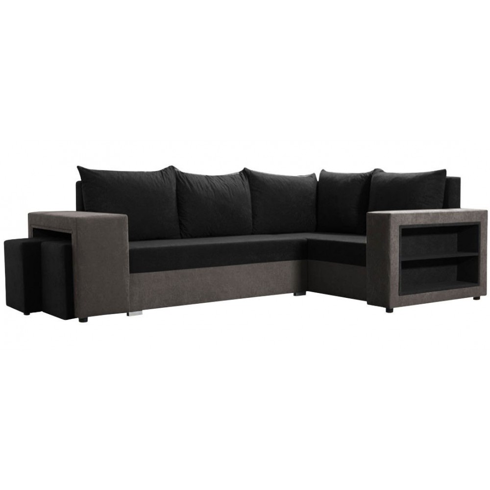 Γωνιακός καναπές Milano-Gkri-mauro-Δεξιά