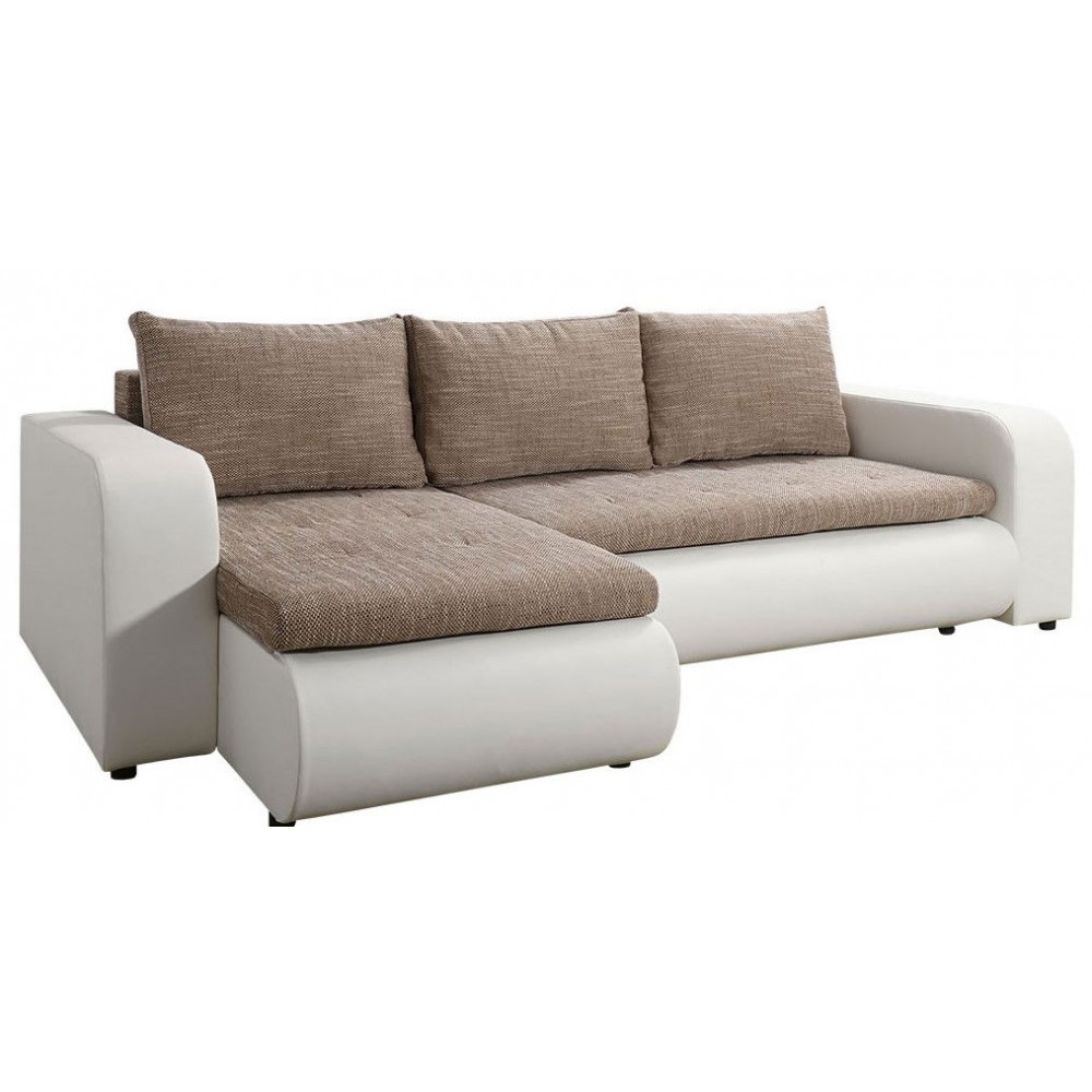 Γωνιακός καναπές Brooklyn-Leuko - Mpez