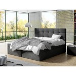 Επενδυμένο κρεβάτι Luanda-140 x 200-Gkri Skouro