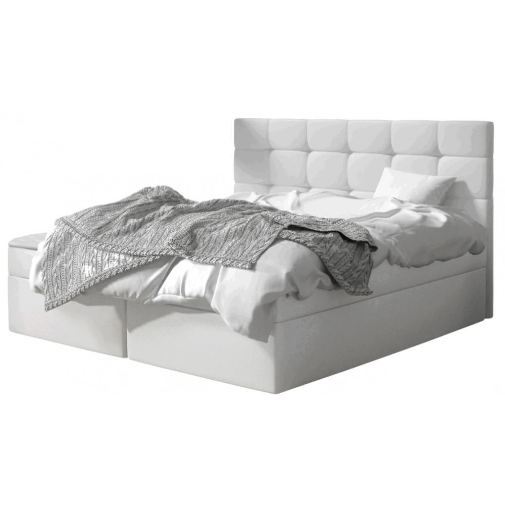 Επενδυμένο κρεβάτι Luanda-180 x 200-Leuko