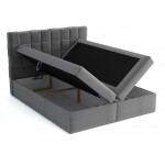 Επενδυμένο κρεβάτι Malmo Box-Kokkino-140 x 200