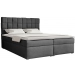 Επενδυμένο κρεβάτι Malmo Box-Gkri Skouro-180 x 200
