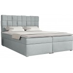 Επενδυμένο κρεβάτι Malmo Box-Gkri Anoixto-160 x 200