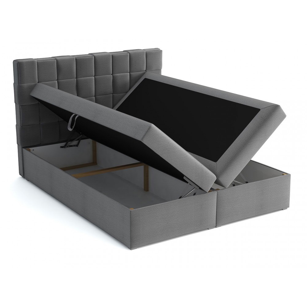 Επενδυμένο κρεβάτι Malmo Box-Mpez-160 x 200