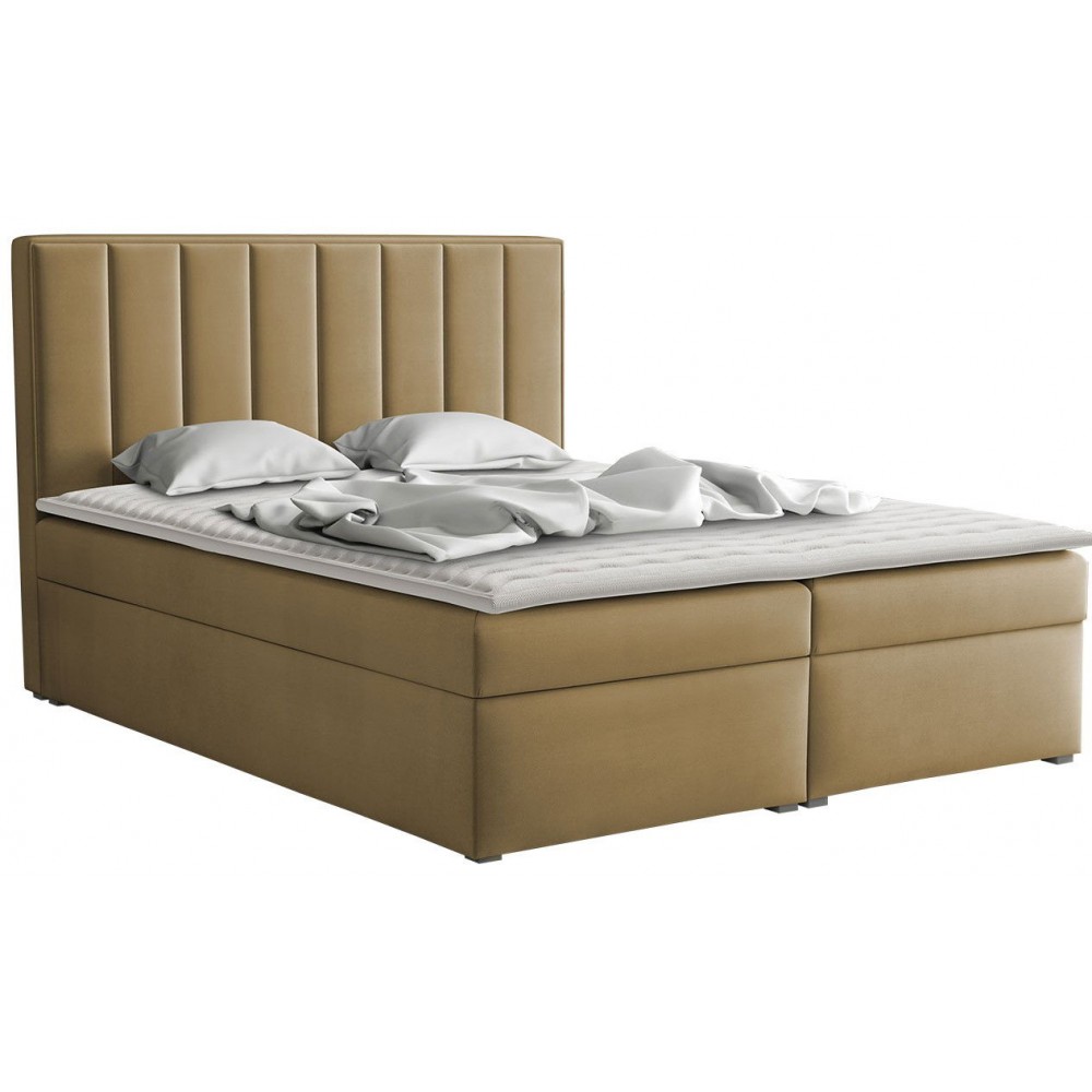 Επενδυμένο κρεβάτι ideal Box-Mpez-140 x 200