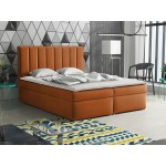 Επενδυμένο κρεβάτι ideal Box-Portokali-160 x 200