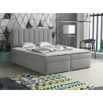 Επενδυμένο κρεβάτι ideal Box-Gkri-140 x 200