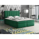 Επενδυμένο κρεβάτι ideal Box-Prasino-160 x 200