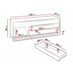 Έπιπλο τηλεόρασης Quant