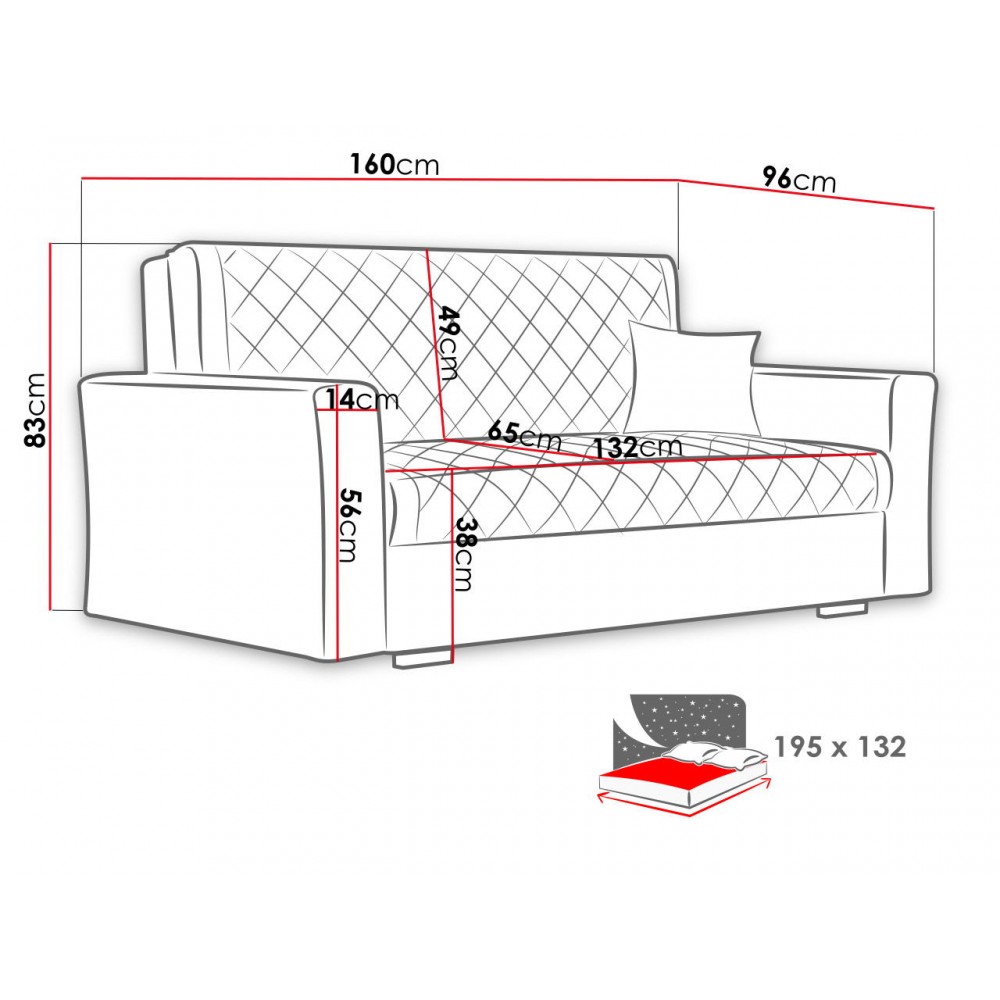 Καναπές-κρεβάτι Caro IIΙ