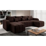 Γωνιακός καναπές Pufetto U-Kafe Skouro