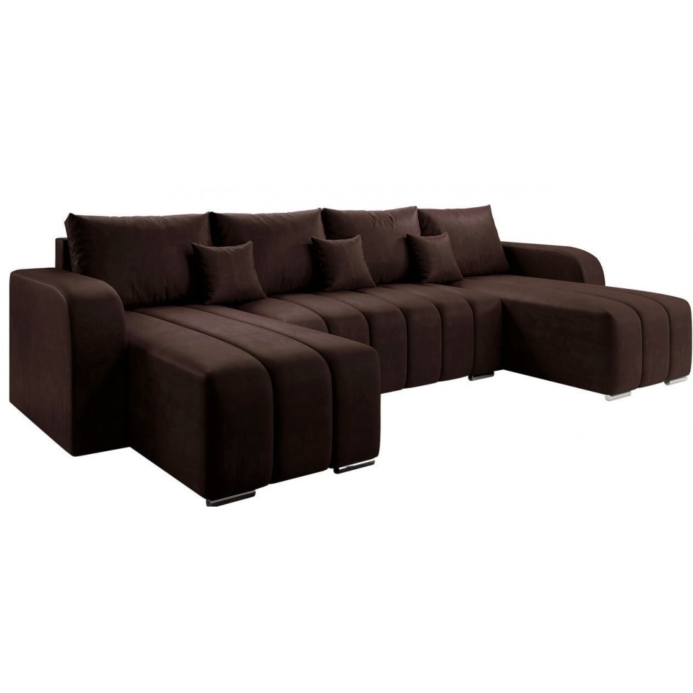 Γωνιακός καναπές Pufetto U-Kafe Skouro