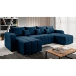 Γωνιακός καναπές Pufetto U-Mple Skouro