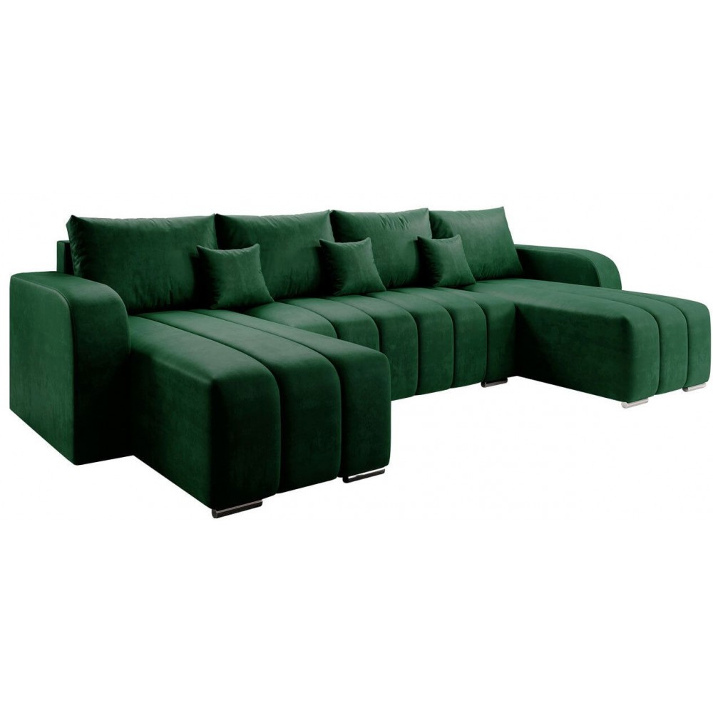 Γωνιακός καναπές Pufetto U-Prasino