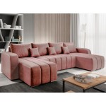 Γωνιακός καναπές Pufetto U-Sapio milo