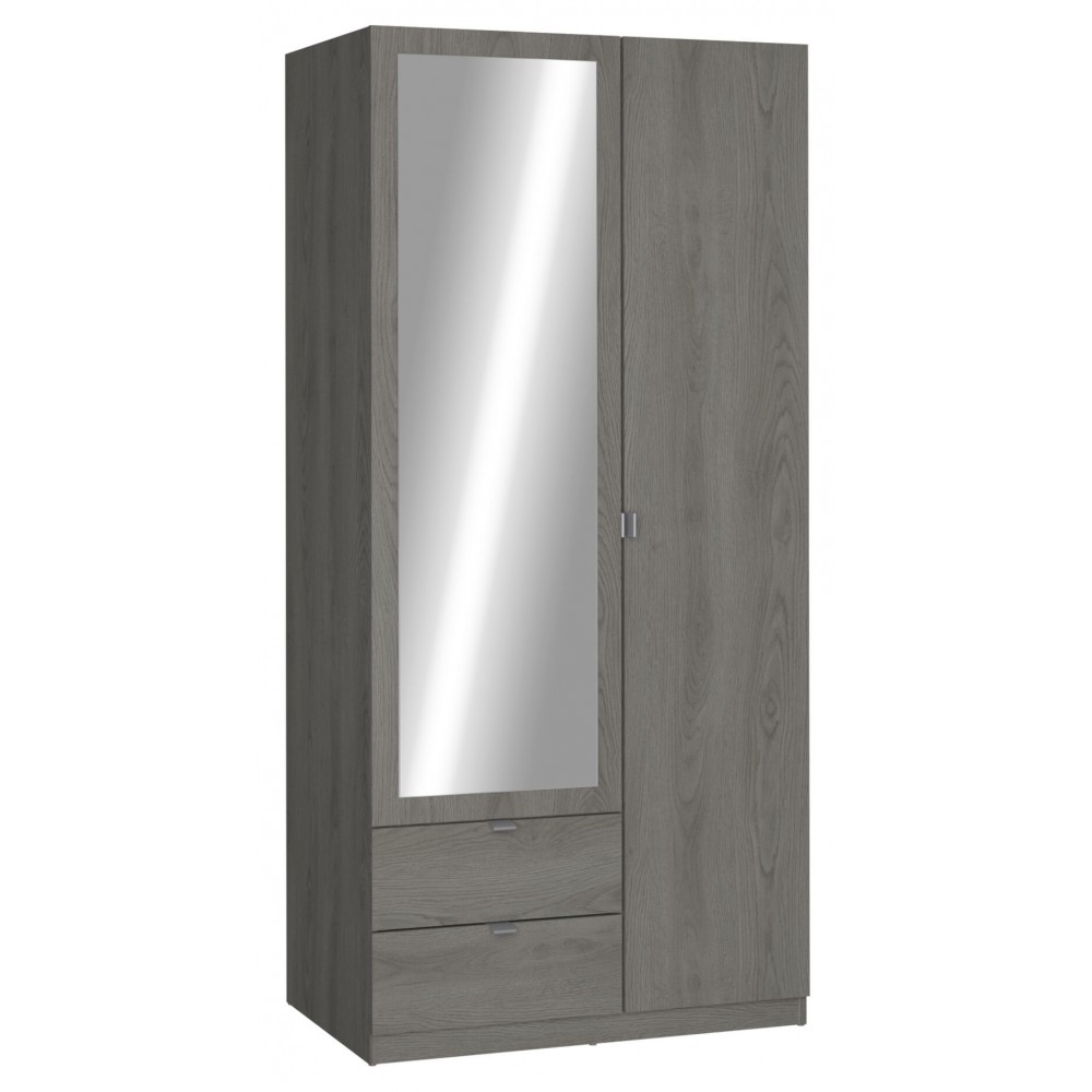 Ντουλάπα δίφυλλη Merita 88.9x51.4x191.5