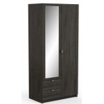 Ντουλάπα δίφυλλη Merita 88.9x51.4x191.5