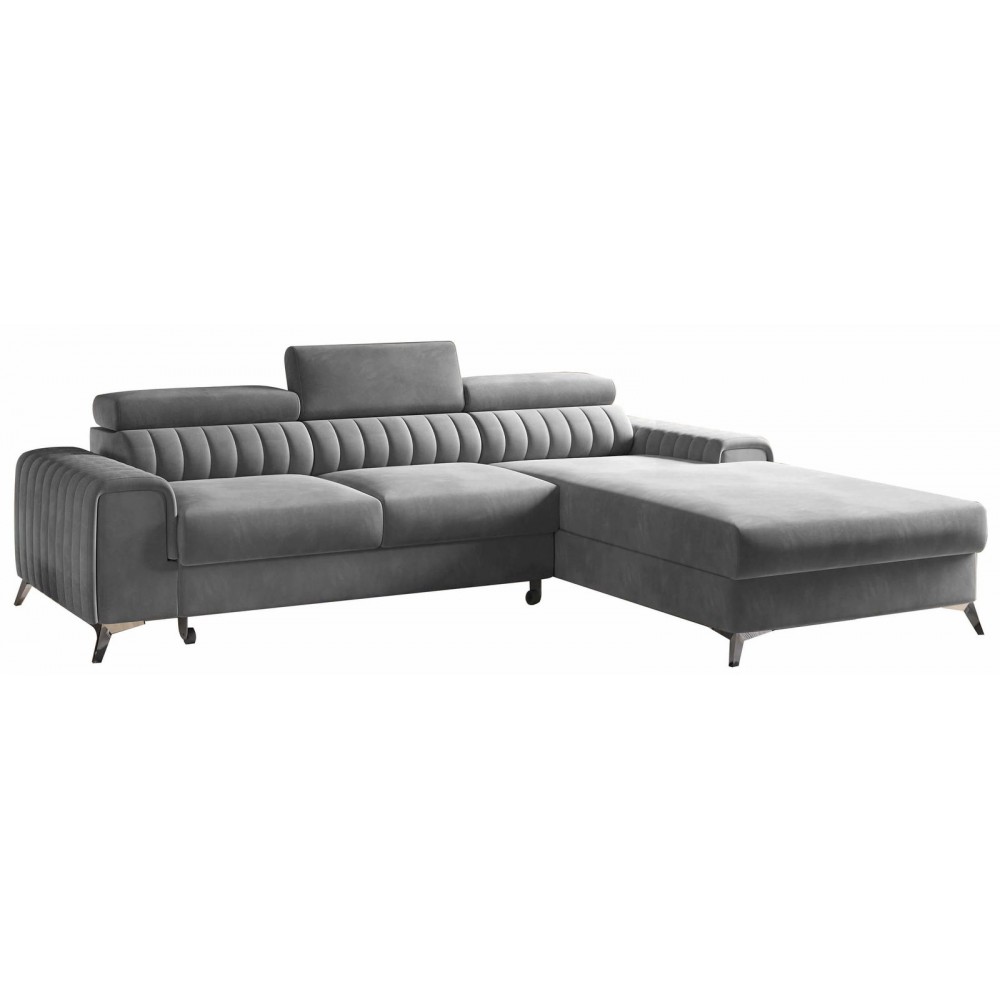 Γωνιακός καναπές Gregory-Gkri Anoixto-Δεξιά