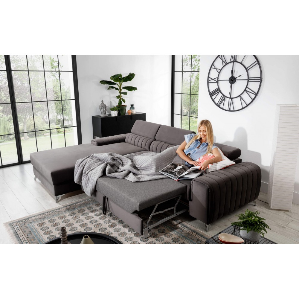 Γωνιακός καναπές Gregory-Anthraki-Δεξιά