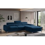 Γωνιακός καναπές Gregory-Mple Skouro-Δεξιά