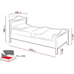 Κρεβάτι παιδικό Luna