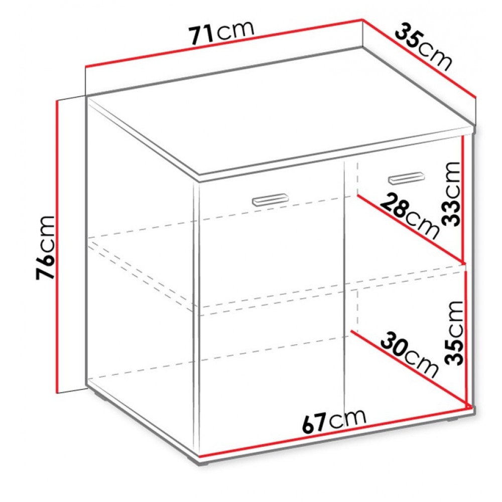 Έπιπλο αποθήκευσης Mike 2T