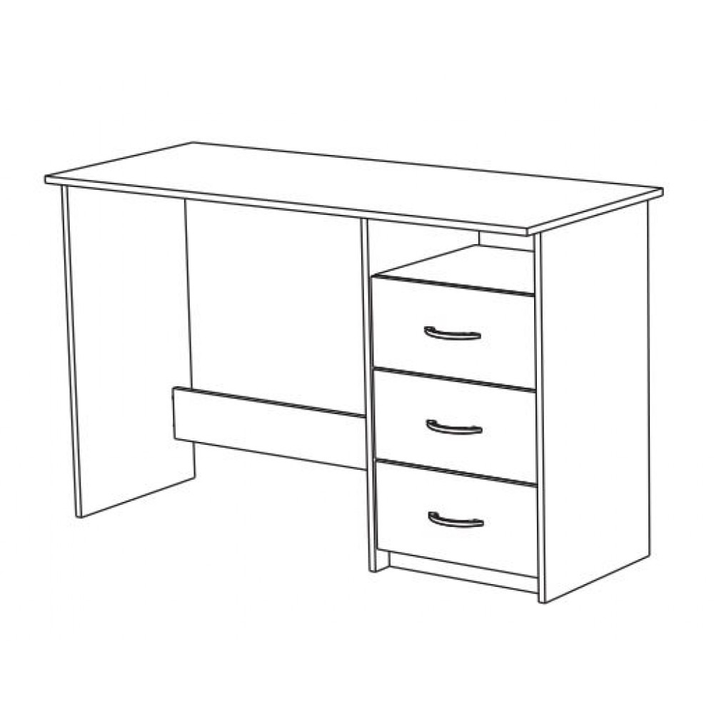 Γραφείο Platon-Λευκό Φυσικό