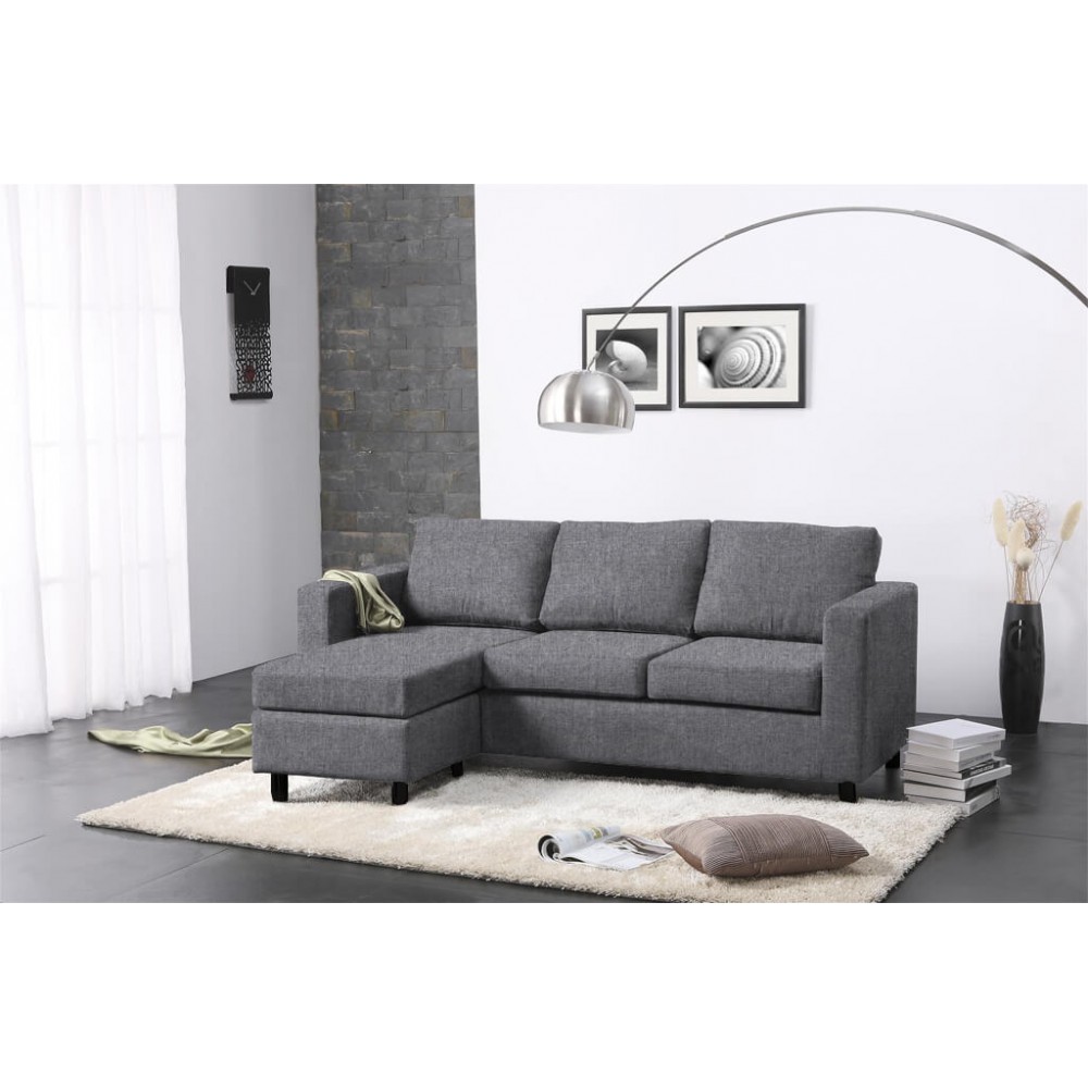 Γωνιακός καναπές Ibiza-200 x 140-Γκρι