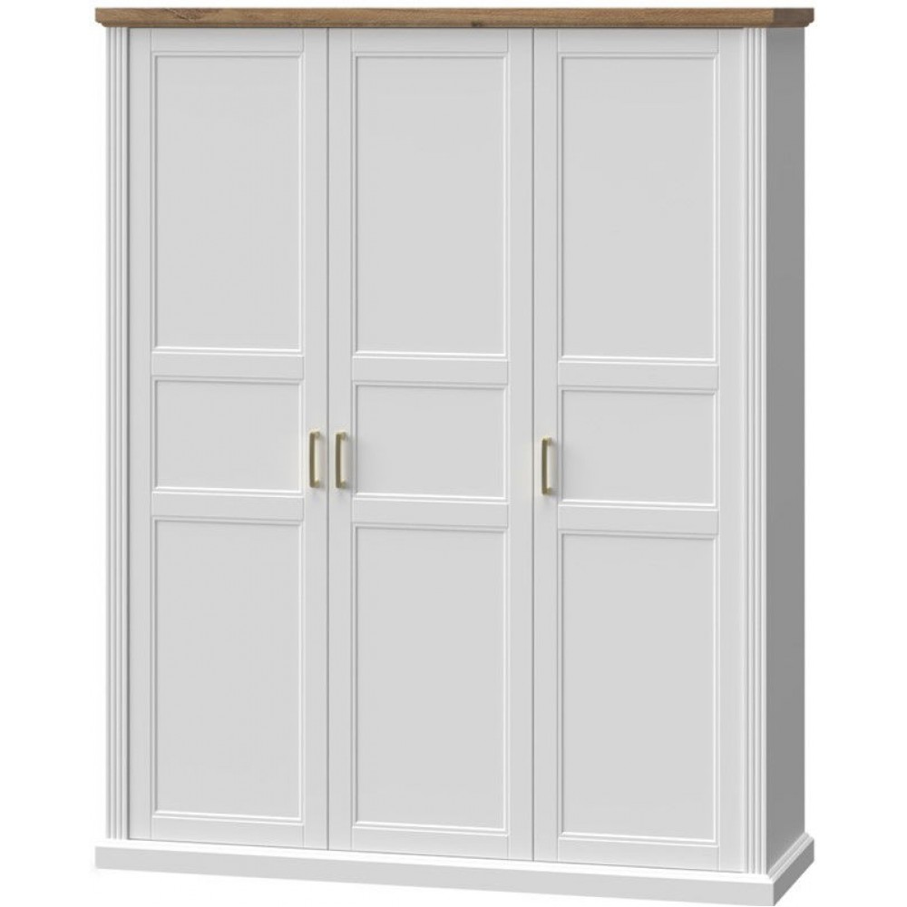 Ντουλάπα τρίφυλλη Tahoma 3D-Leuko