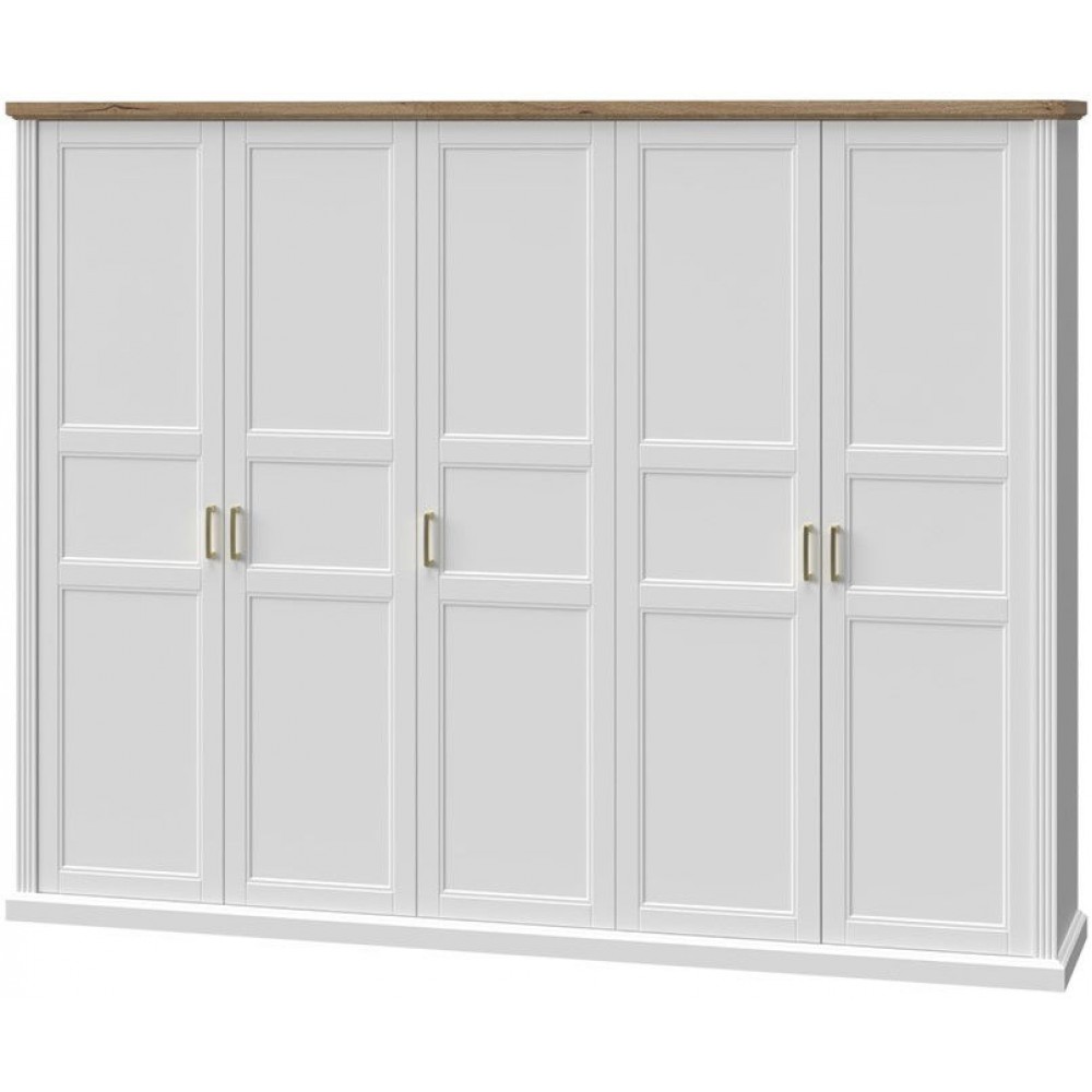 Ντουλάπα πεντάφυλλη Tahoma 5D-Leuko