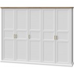 Ντουλάπα πεντάφυλλη Tahoma 5D-Leuko