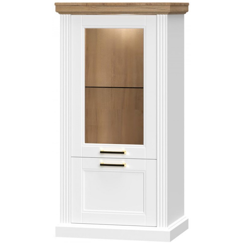 Βιτρίνα χαμηλή Tahoma 2D-Leuko
