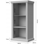 Βιτρίνα χαμηλή Tahoma 2D-Leuko