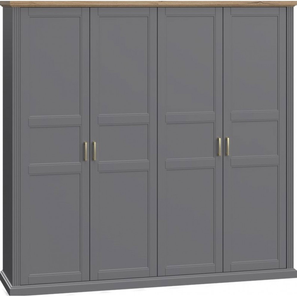 Ντουλάπα τετράφυλλη Tahoma 4D 236x59x227