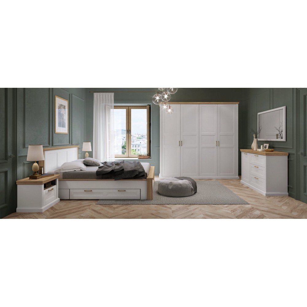 Ντουλάπα τετράφυλλη Tahoma 4D 236x59x227