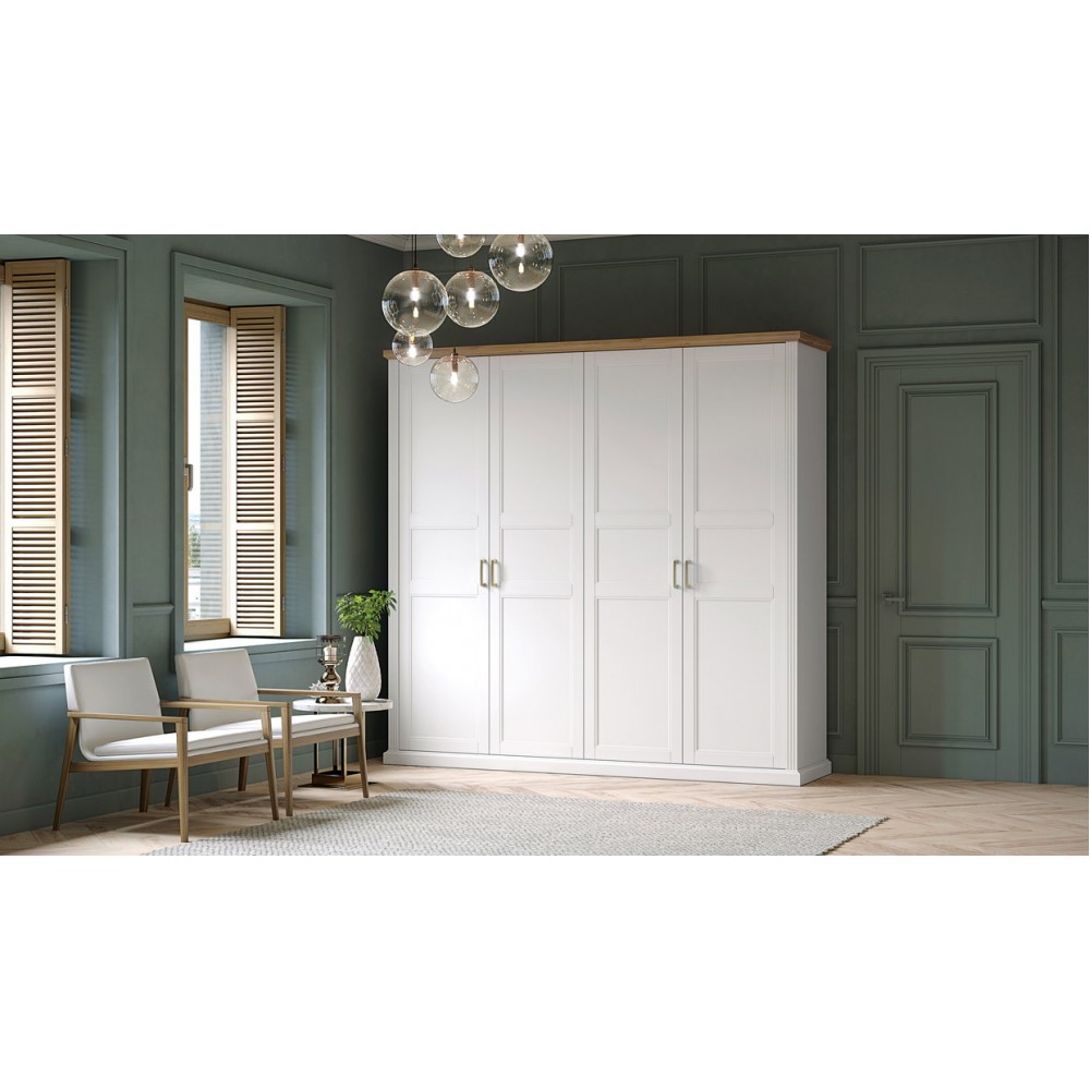 Ντουλάπα τετράφυλλη Tahoma 4D 236x59x227