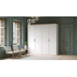 Ντουλάπα τετράφυλλη Tahoma 4D 236x59x227