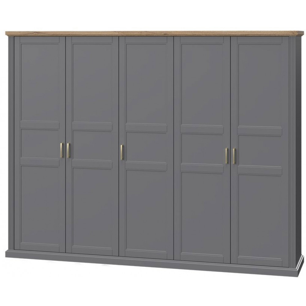 Ντουλάπα πεντάφυλλη Tahoma 5D 291x59x227