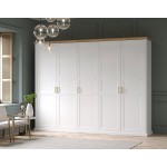 Ντουλάπα πεντάφυλλη Tahoma 5D 291x59x227
