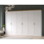 Ντουλάπα εξάφυλλη Tahoma 6D 346x59x227