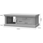 Τραπεζάκι σαλονιού Tahoma 110x61x40